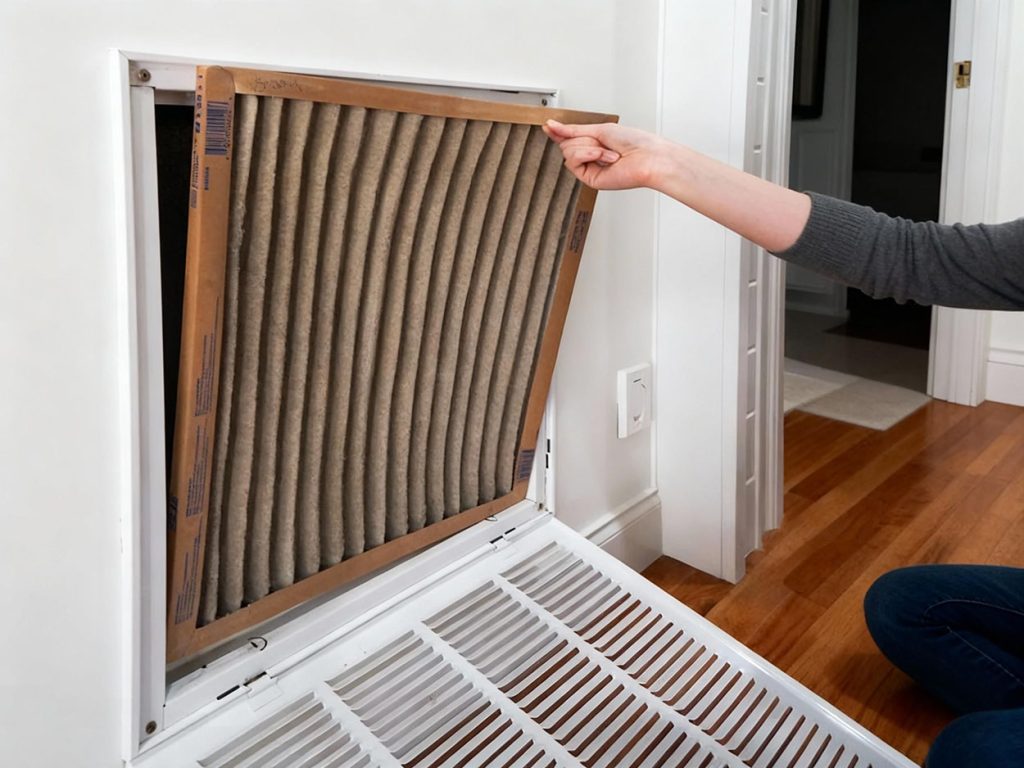 Dirty air filter before replacement – why you need emergency AC coil cleaning Katy TX