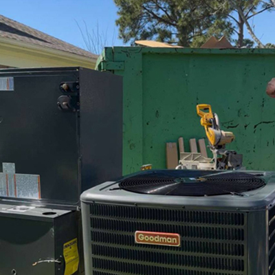 Expert hvac technician delivering an ac maintenance fulshear tx by testing the main electrical control board.