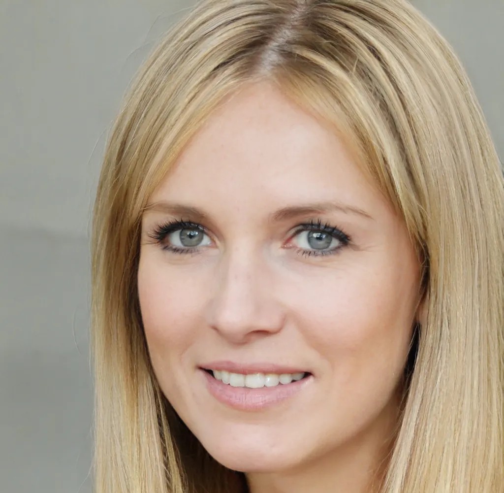 Headshot of a smiling blonde woman representing satisfied Done Deal AC and Heating Carrier AC repair Katy TX Clients.